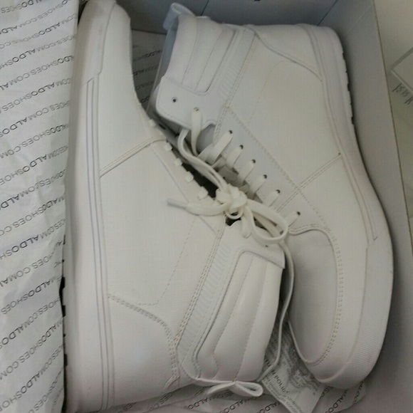 white shoes high cut